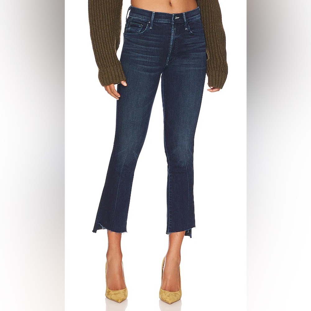 MOTHER The Insider Crop Step Fray in Good For You